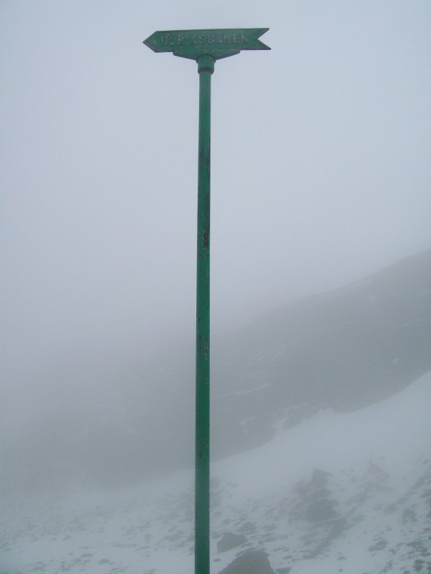 Route signpost.